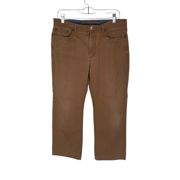 LL Bean Standard Fit Men’s Pants Brown Tan Size 33 x 29 - Picture 4 of 11